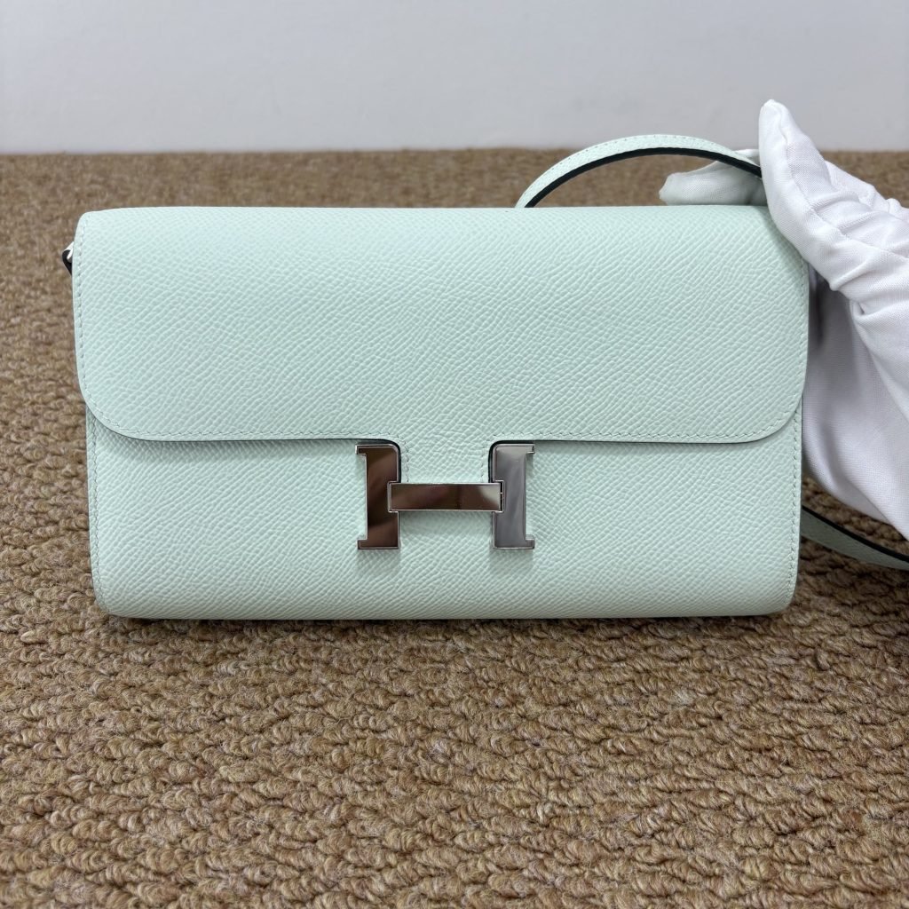 99% New HERMES Constance Togo, Vert Cypress, K Stamp