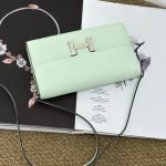 99% New HERMES Constance Togo, Vert Cypress, K Stamp