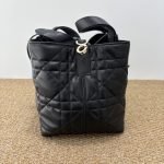 Brand New Dior Book Tote, Black‑Gold, Medium Size