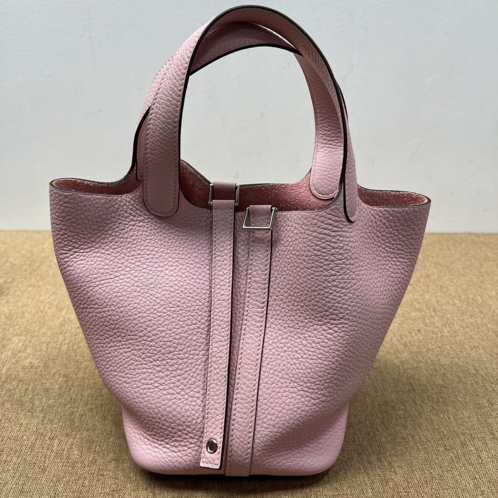 99% New HERMES Picotin 18, Sakura Pink, K Stamp