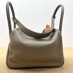 99% New HERMES Lindy 26, Etoupe, Z Stamp