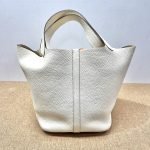 99% New HERMES Picotin 22, Cream, B Stamp
