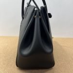 Balenciaga BEL AIR Black‑Gold Medium Handbag