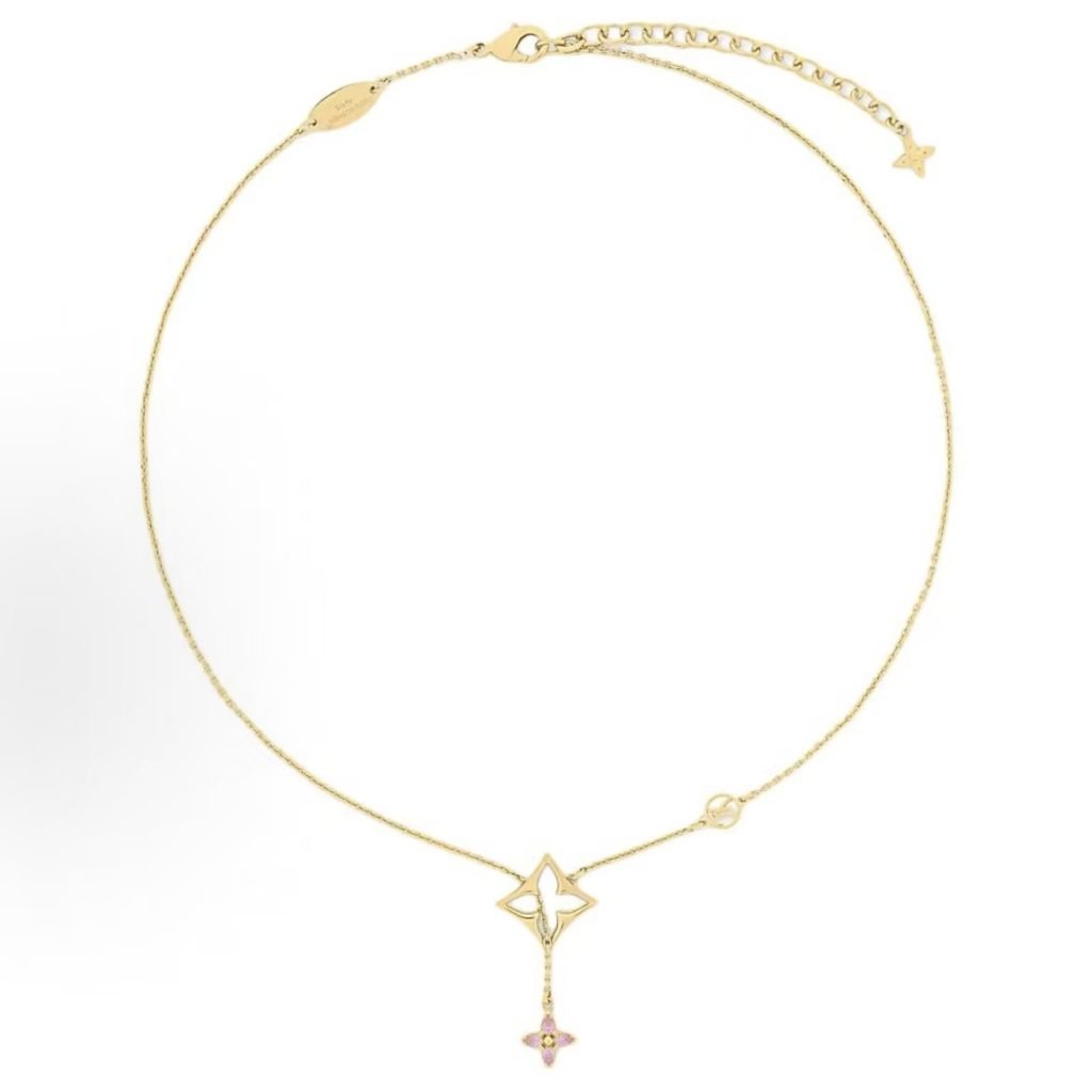 Brand‑New LV Floral Necklace 2025 Receipt
