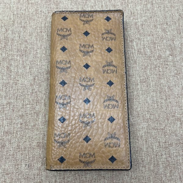 97% New MCM Wallet, Cognac, Bifold