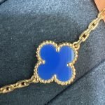 99% New Van cleef Arpels Blue 5‑Motifs Bracelet