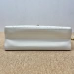 98% New Chanel Messenger Bag, Cream White, Gold Hardware