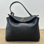 98% New Balenciaga Rodeo Mini Black‑Gold Handbag & Shoulder Bag