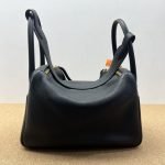 99% New Hermes Lindy 30, Black‑Gold, U Stamp