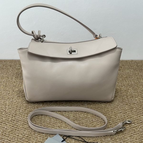 99% New Balenciaga Rodeo Small Nude Pink Shoulder Bag