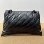Balenciaga So Black CRUSH Hourglass Large Crossbody Bag