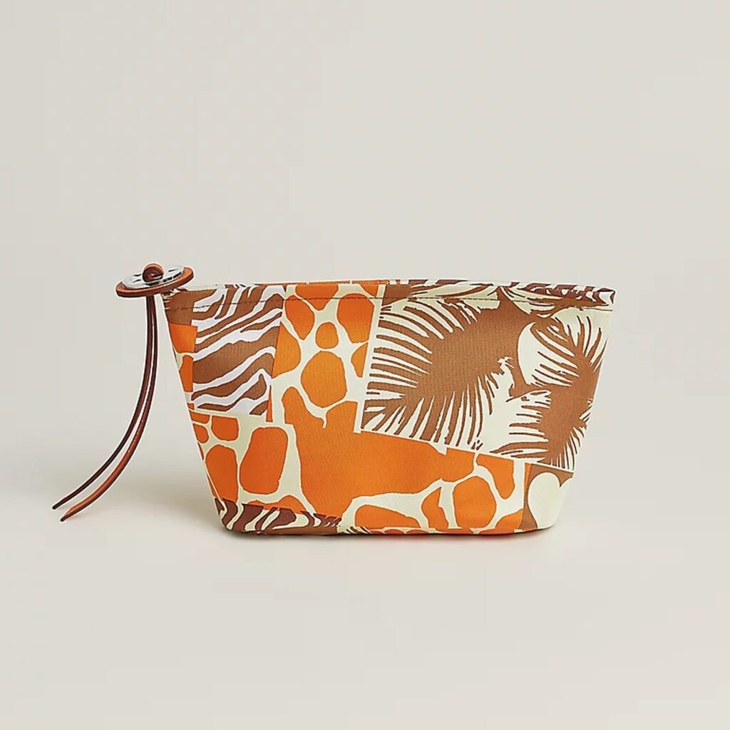 Hermès Silky 20 Pouch - "Wild" Motif