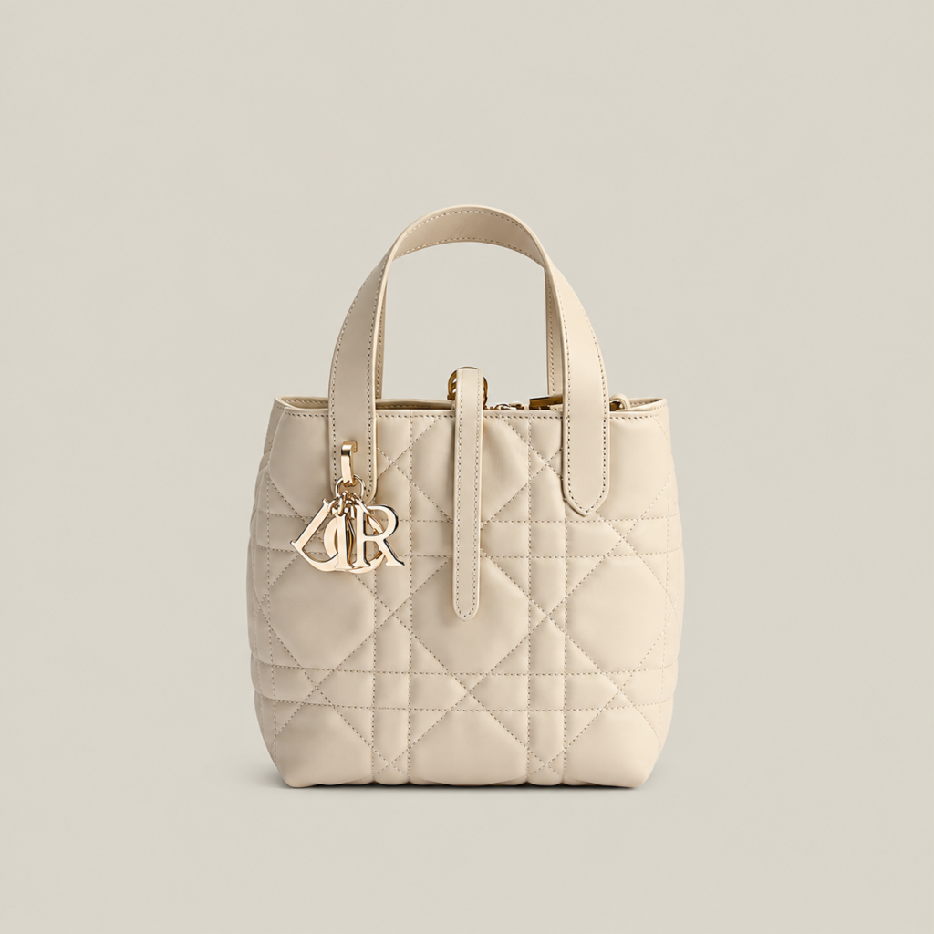 Small Dior Toujours Vertical Tote Bag